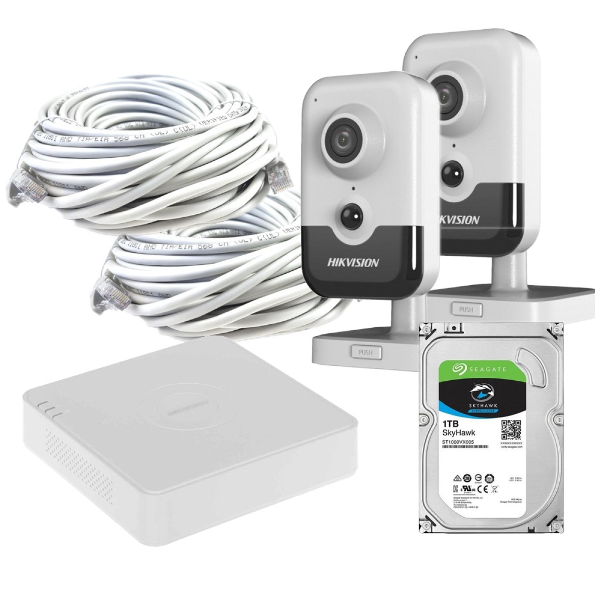 Комплект видеонаблюдения для дома на 2 камеры с записью звука и возможностью расширения до 4-х камер 256_256.jpg