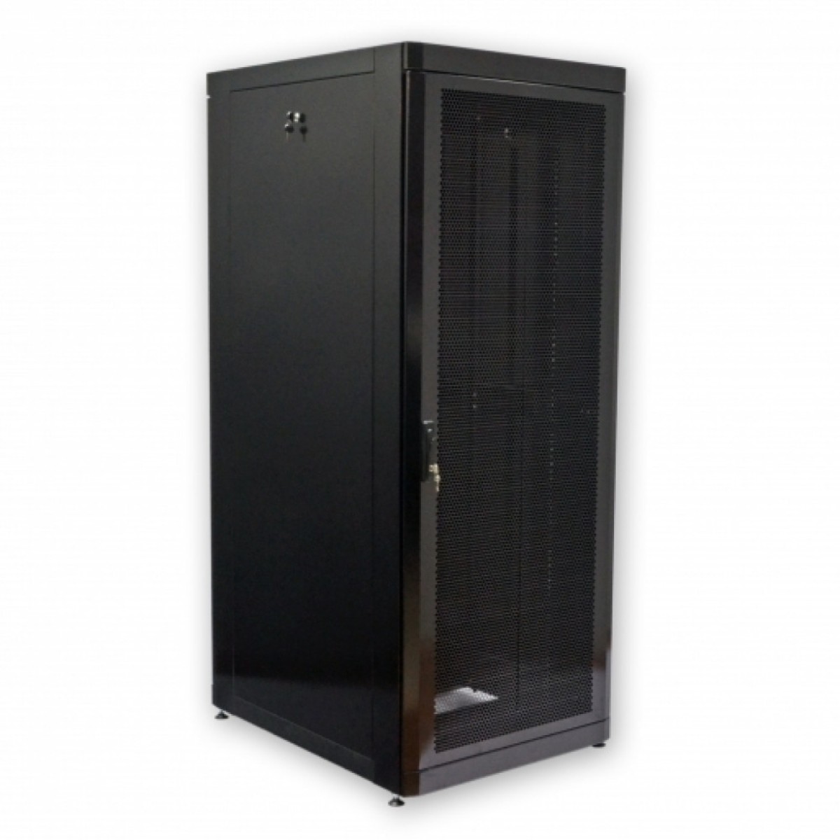 Шкаф 19" 45U, 800х1055 мм (Ш*Г), черный, перфорированные двери (66%) (UA-MGSE45810PB) 256_256.jpg