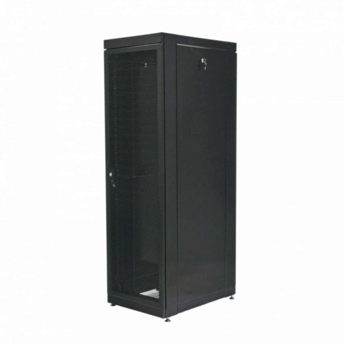 Шкаф 19" 42U, 610х865 мм (Ш*Г), черный, перфорированные двери (66%) (UA-MGSE4268MPB) 98_98.jpg - фото 3