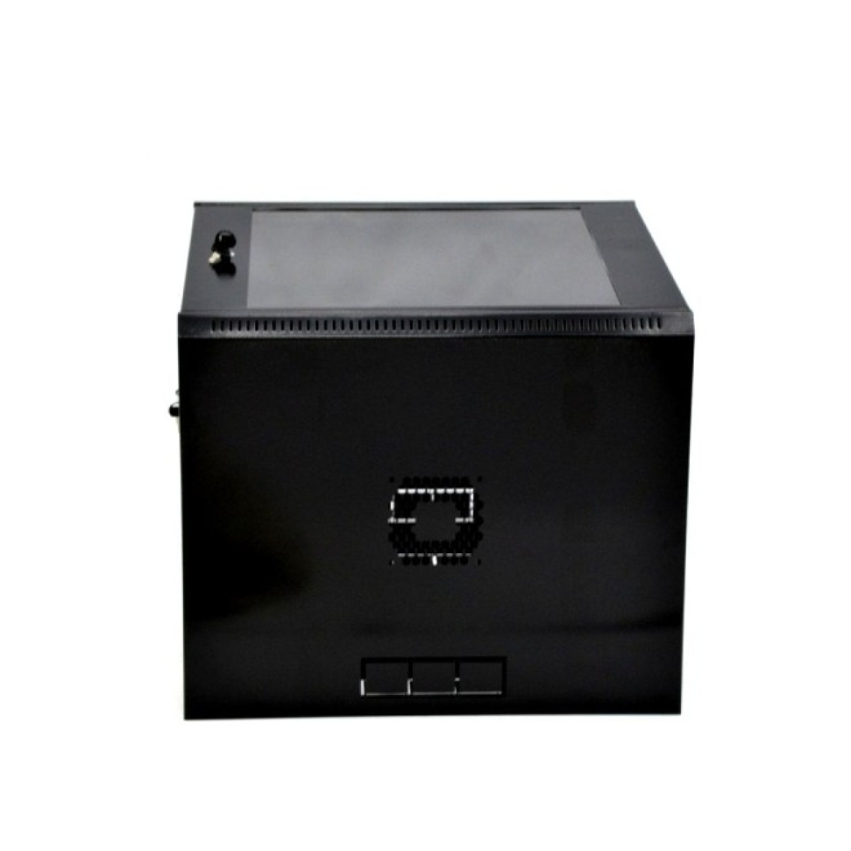 Шкаф 12U, 600х500х640 мм (Ш*Г*В), эконом, акриловое стекло, черный (UA-MGSWL125B) 98_98.jpg - фото 5
