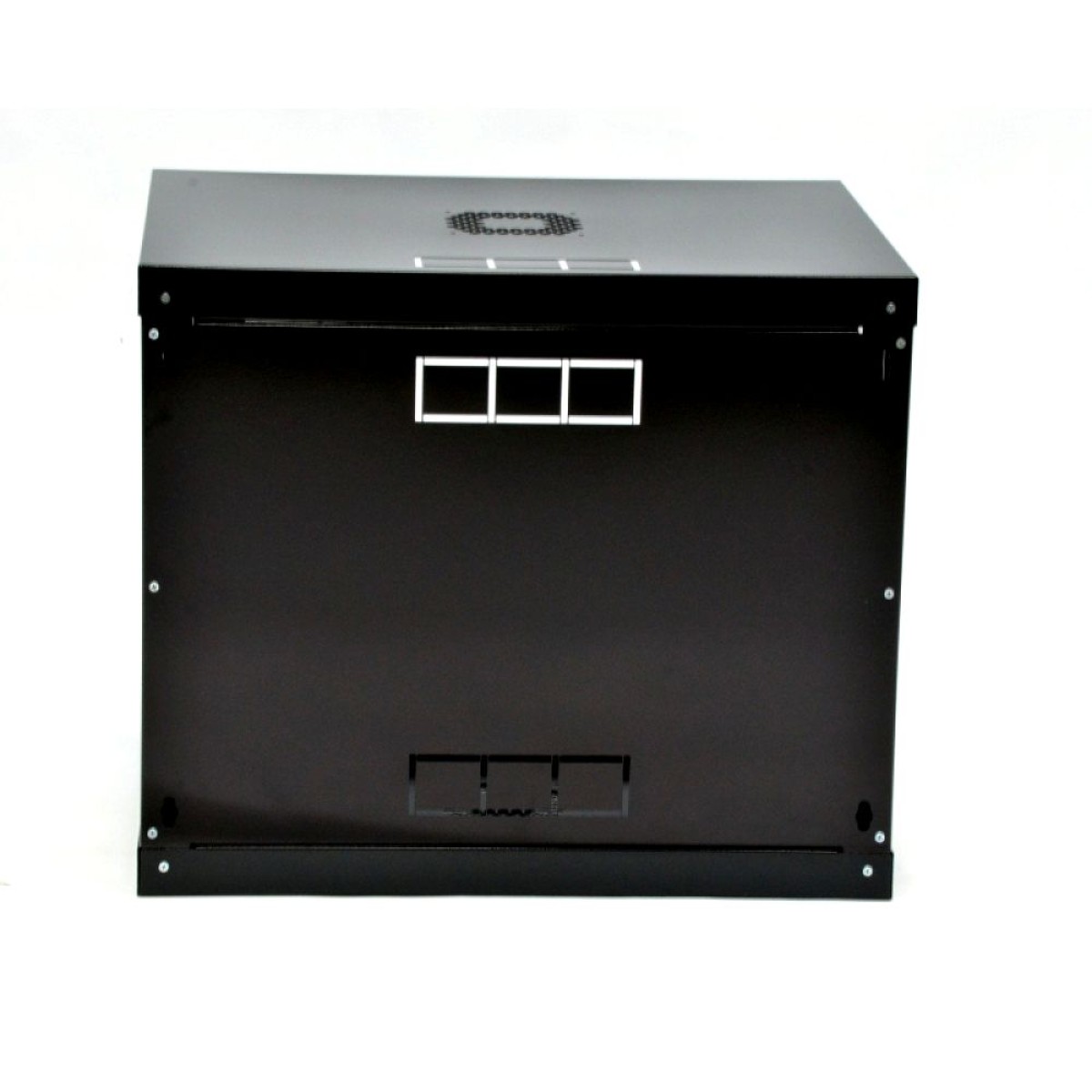 Шкаф 9U, 600х500х507 мм (Ш*Г*В), эконом, акриловое стекло, черный (UA-MGSWL95B) 98_98.jpg - фото 6