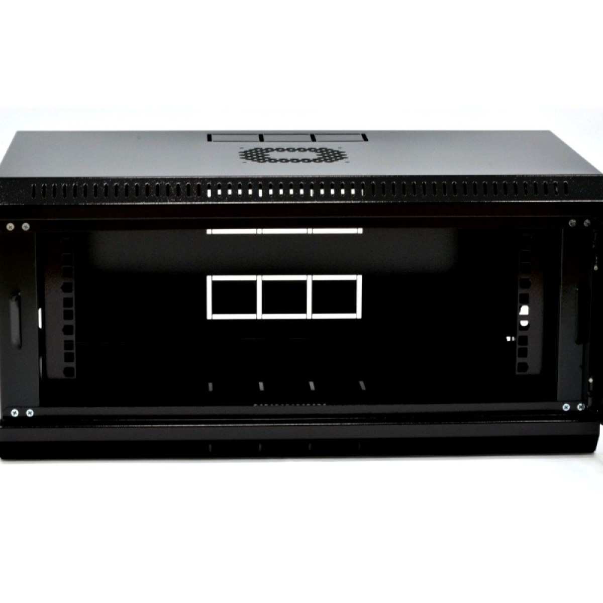 Шкаф 4U, 600х350х284 мм (Ш*Г*В), эконом, акриловое стекло, черный (UA-MGSWL435B) 98_98.jpg - фото 5