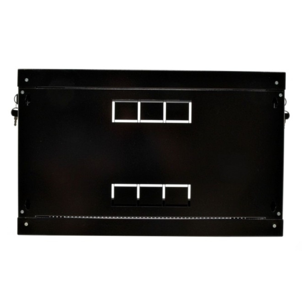Шкаф 6U, 600х350х373 мм (Ш*Г*В), эконом, акриловое стекло, черный (UA-MGSWL635B) 98_98.jpg - фото 6