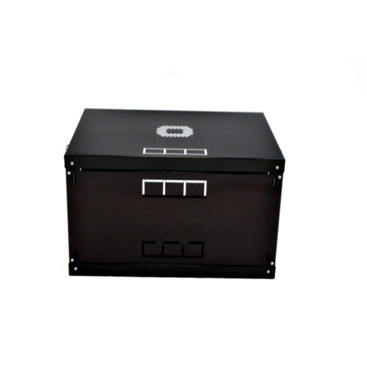 Шкаф 6U, 600х500х373 мм (Ш*Г*В), эконом, акриловое стекло, черный (UA-MGSWL65B) 98_98.jpg - фото 5