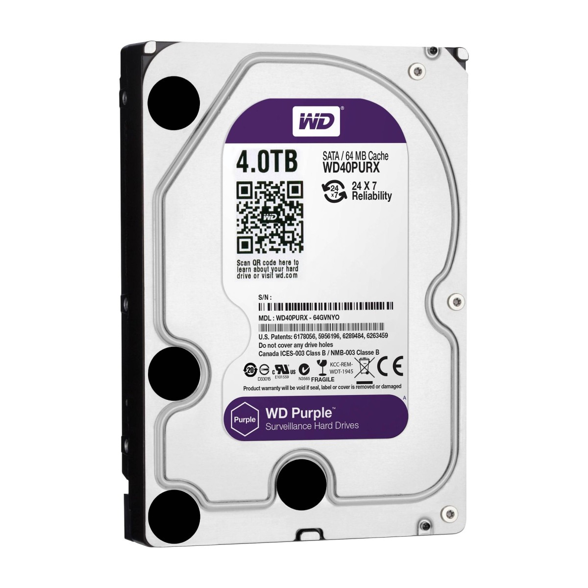 Жесткий диск WD Purple 4 TB (WD40PURX-78) 256_256.jpeg