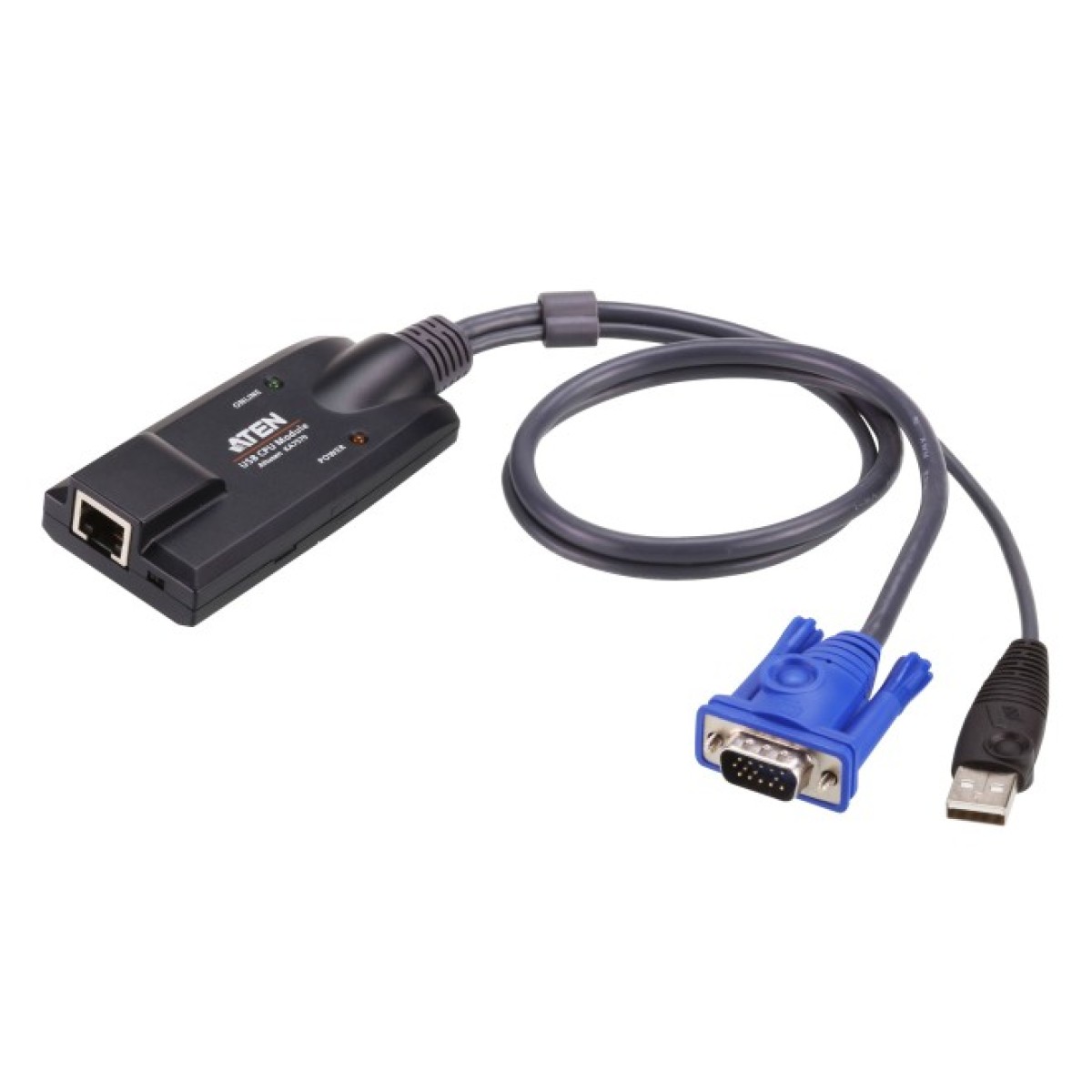 КВМ-адаптер USB, VGA с поддержкой композитного видео сигнала ATEN KA7170 256_256.jpg