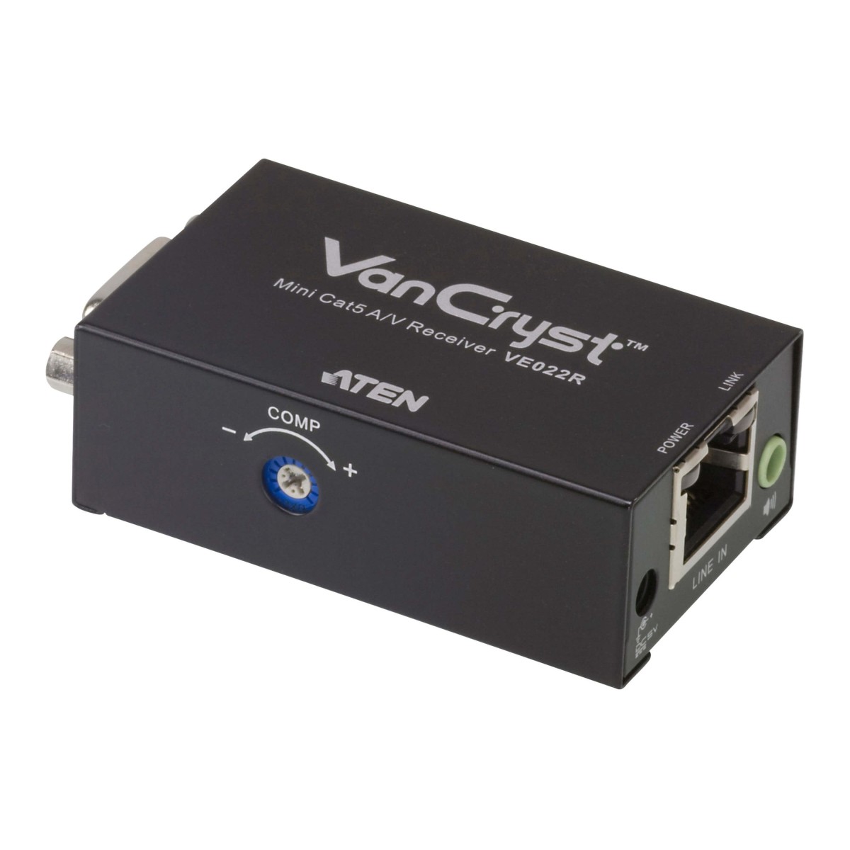 Міні відеоподовжувач по кабелю Cat 5 звуку, VGA (1280 x 1024@150м) ATEN VE022 98_98.jpg - фото 4