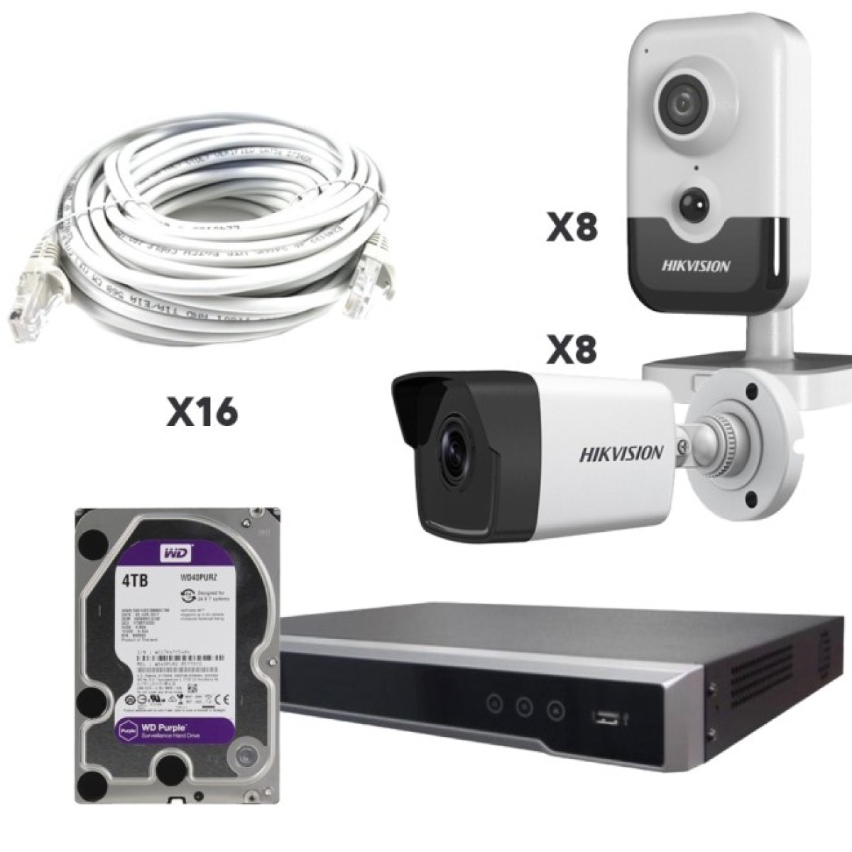 Комплект видеонаблюдения на 16 камер для офиса с возможностью записи звука на 8 камерах 256_256.jpg