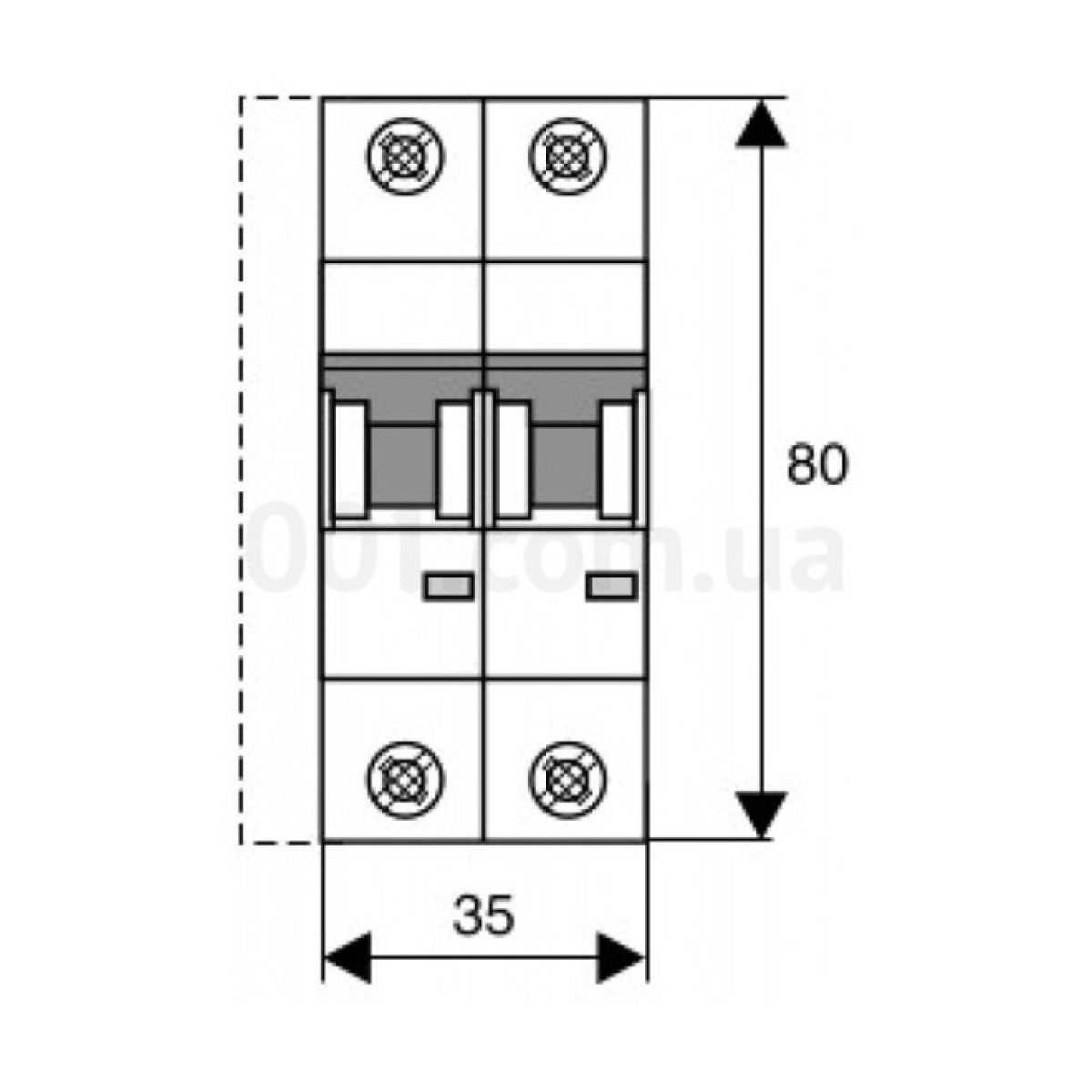 Автоматичний вимикач PL6-C32/2 2P 32 А х-ка C, Eaton (Moeller) 98_98.jpg - фото 2