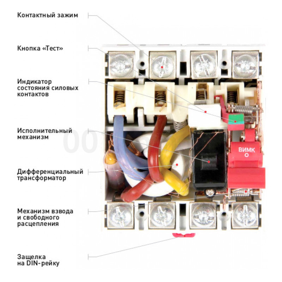 Пристрій захисного відключення (ПЗВ) e.rccb.pro.4.25.300, 4P 25 А 300 мА тип AC, E.NEXT 98_98.jpg - фото 3