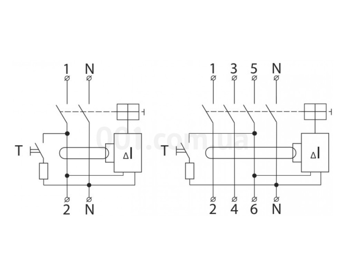 Выключатель дифференциального тока (УЗО) ПЗВ-2001 2P 40А 30мА, АСКО-УКРЕМ 98_78.jpg - фото 6