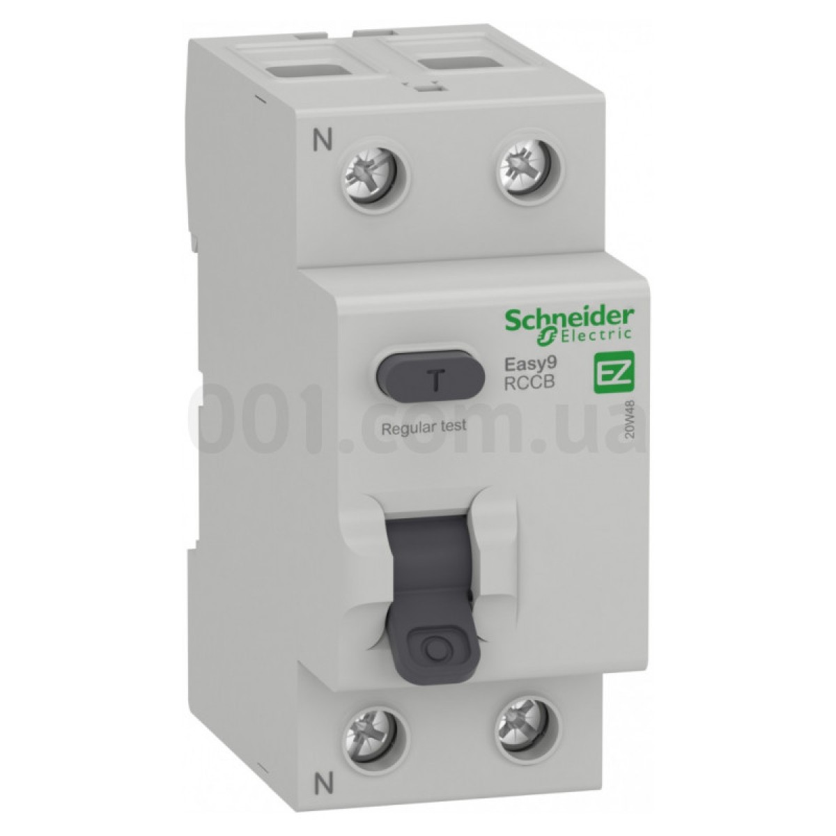 Диференційний вимикач (ПЗВ) Easy9 2Р 25А 10мА тип АС, Schneider Electric 256_256.jpg