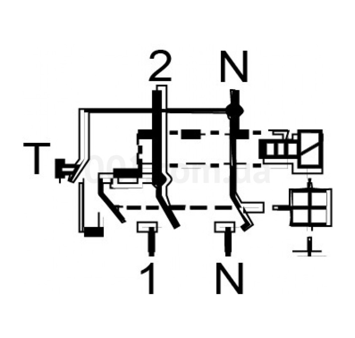 Дифференциальное реле (УЗО) EFI6-P2 2p 40А/0,03А тип A (6kA), ETI 98_93.jpg - фото 3