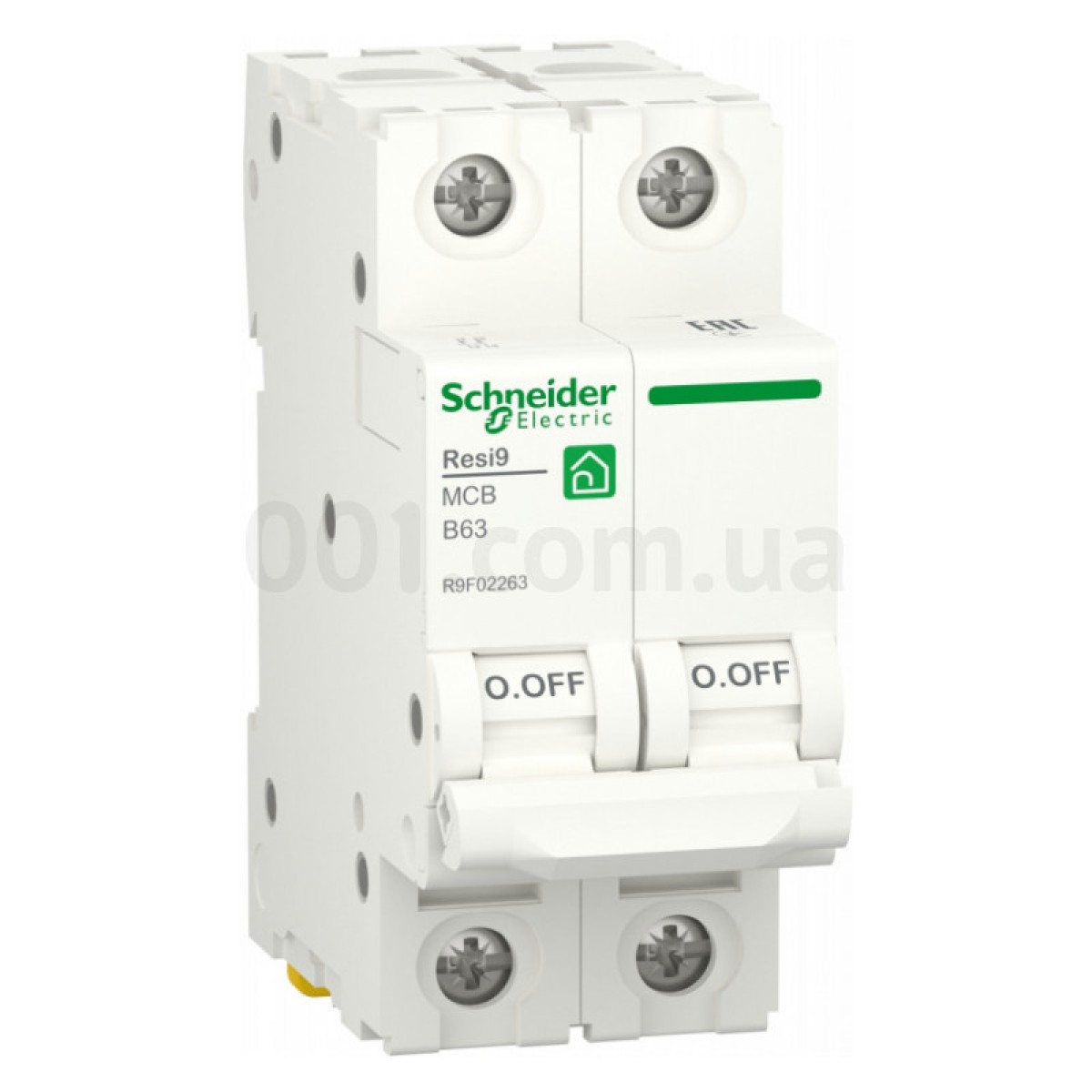 Автоматичний вимикач RESI9 6kA 2P 63A В, Schneider Electric 98_98.jpg - фото 1