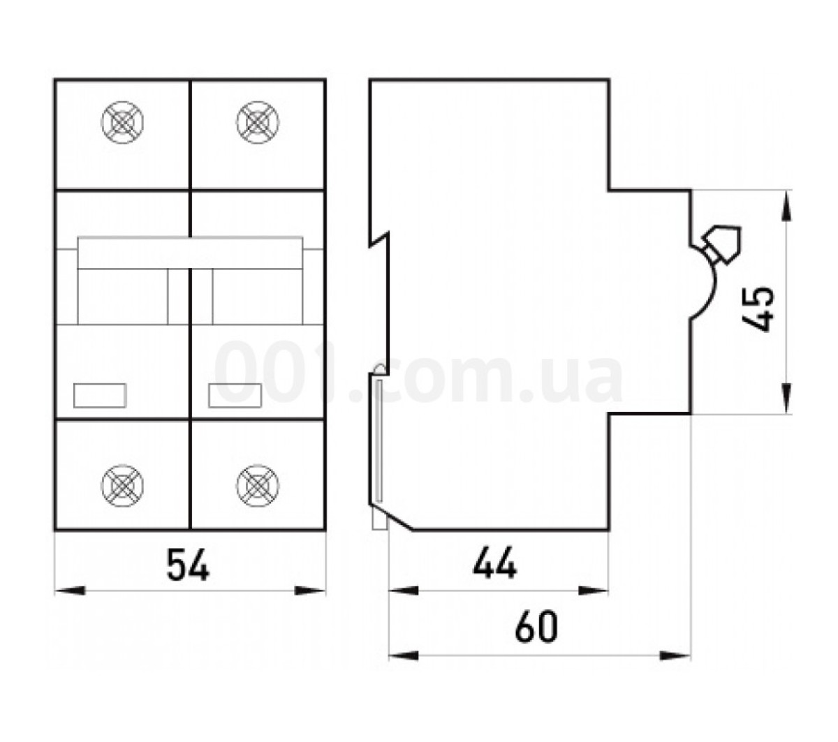 Автоматический выключатель e.industrial.mcb.150.2.D125, 2P 125 А характеристика D, E.NEXT 98_87.jpg - фото 2