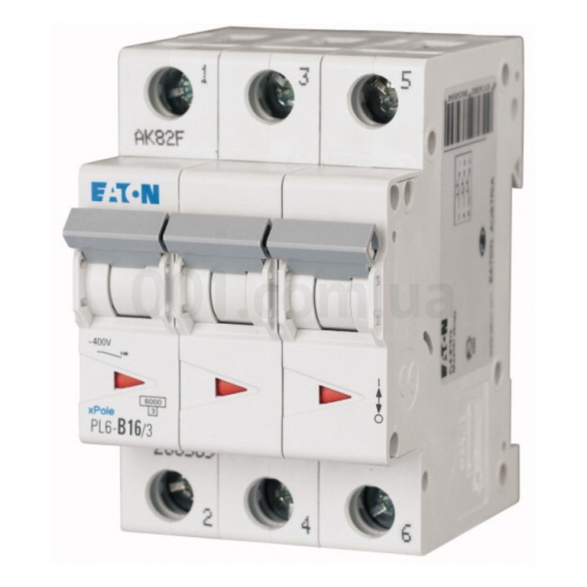 Автоматичний вимикач PL6-B16/3 3P 16 А х-ка B, Eaton (Moeller) 256_256.jpg