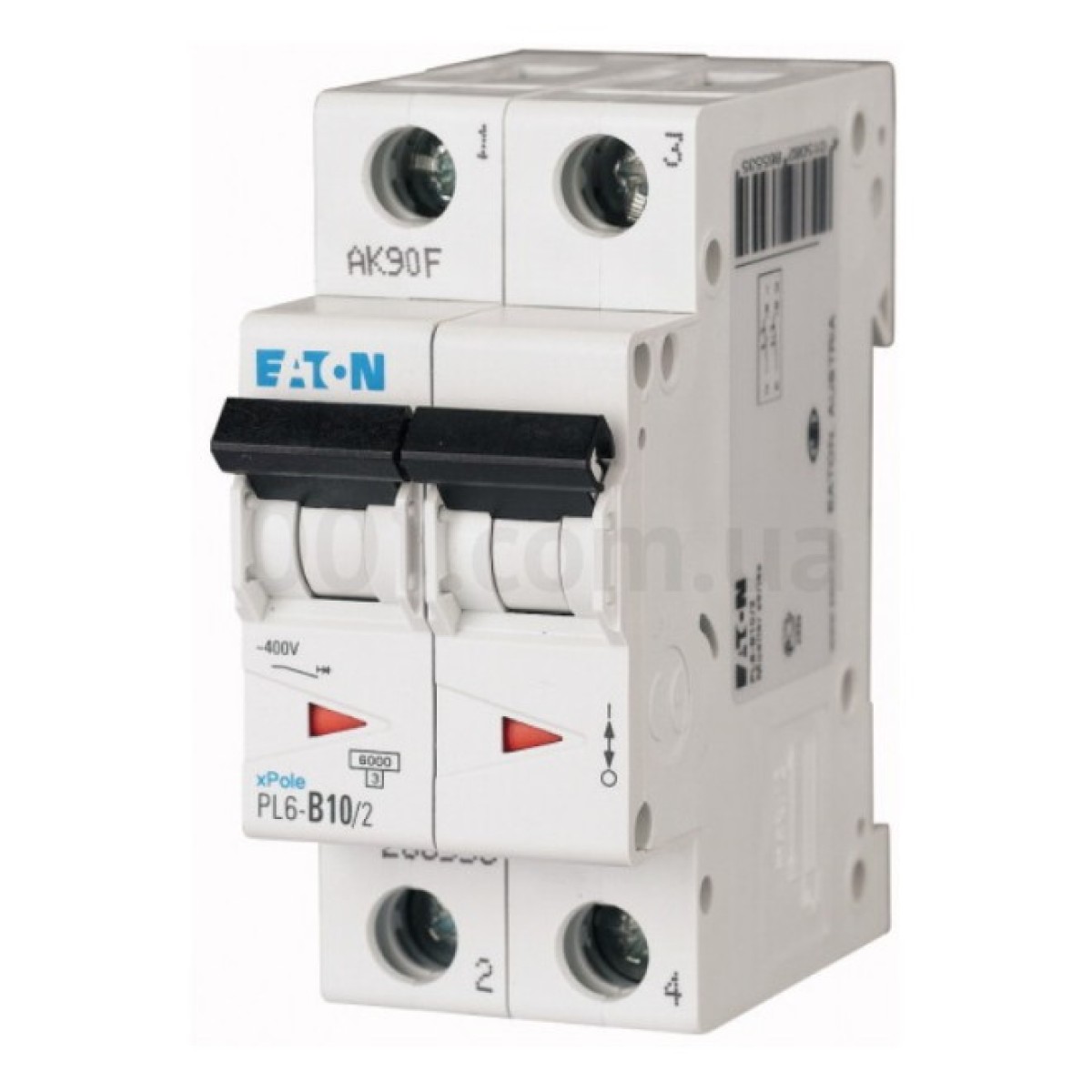 Автоматичний вимикач PL6-C10/2 2P 10 А х-ка C, Eaton (Moeller) 256_256.jpg