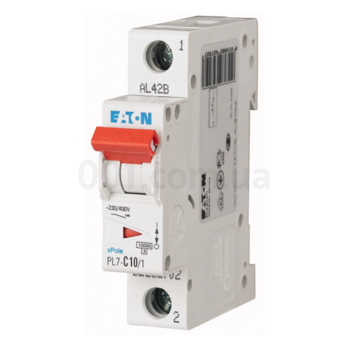 Автоматичний вимикач PL7-C10/1 1P 10 А х-ка C, Eaton (Moeller) 256_256.jpg