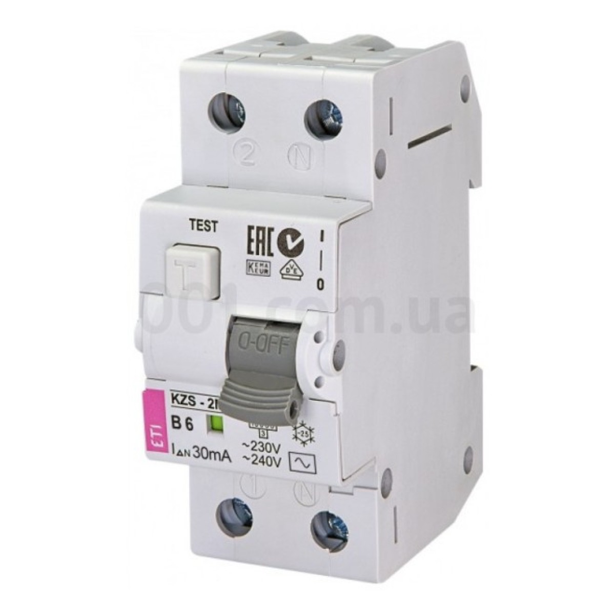 Диференційний автоматичний вимикач KZS-2M B 6/0,03 тип AC (10kA), ETI 256_256.jpg