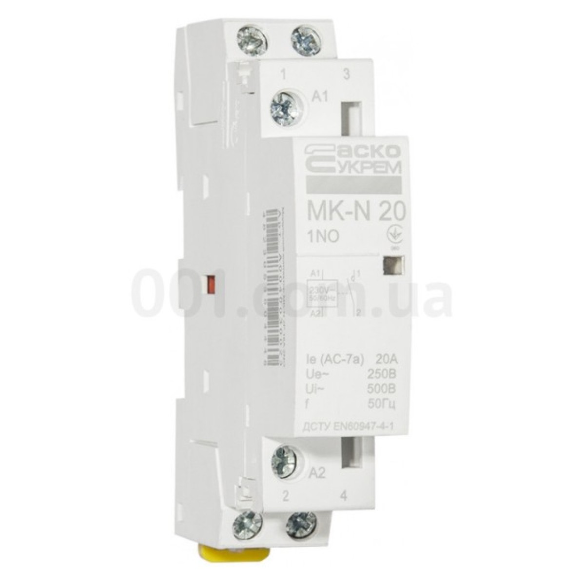 Контактор модульный MK-N 1P 20A 1НО 220V, АСКО-УКРЕМ 98_98.jpg - фото 2