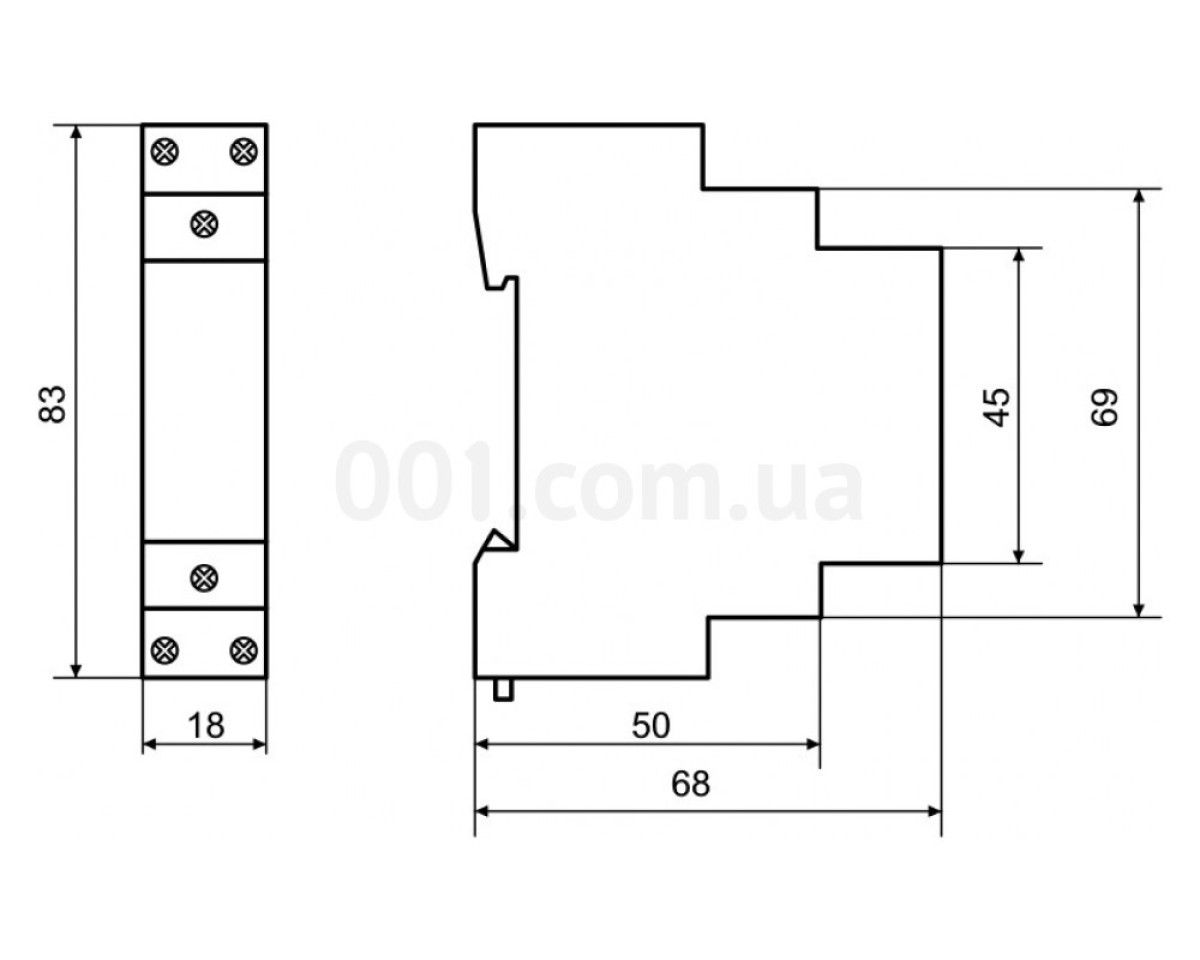 Контактор модульный MK-N 1P 20A 1НО 220V, АСКО-УКРЕМ 98_78.jpg - фото 3