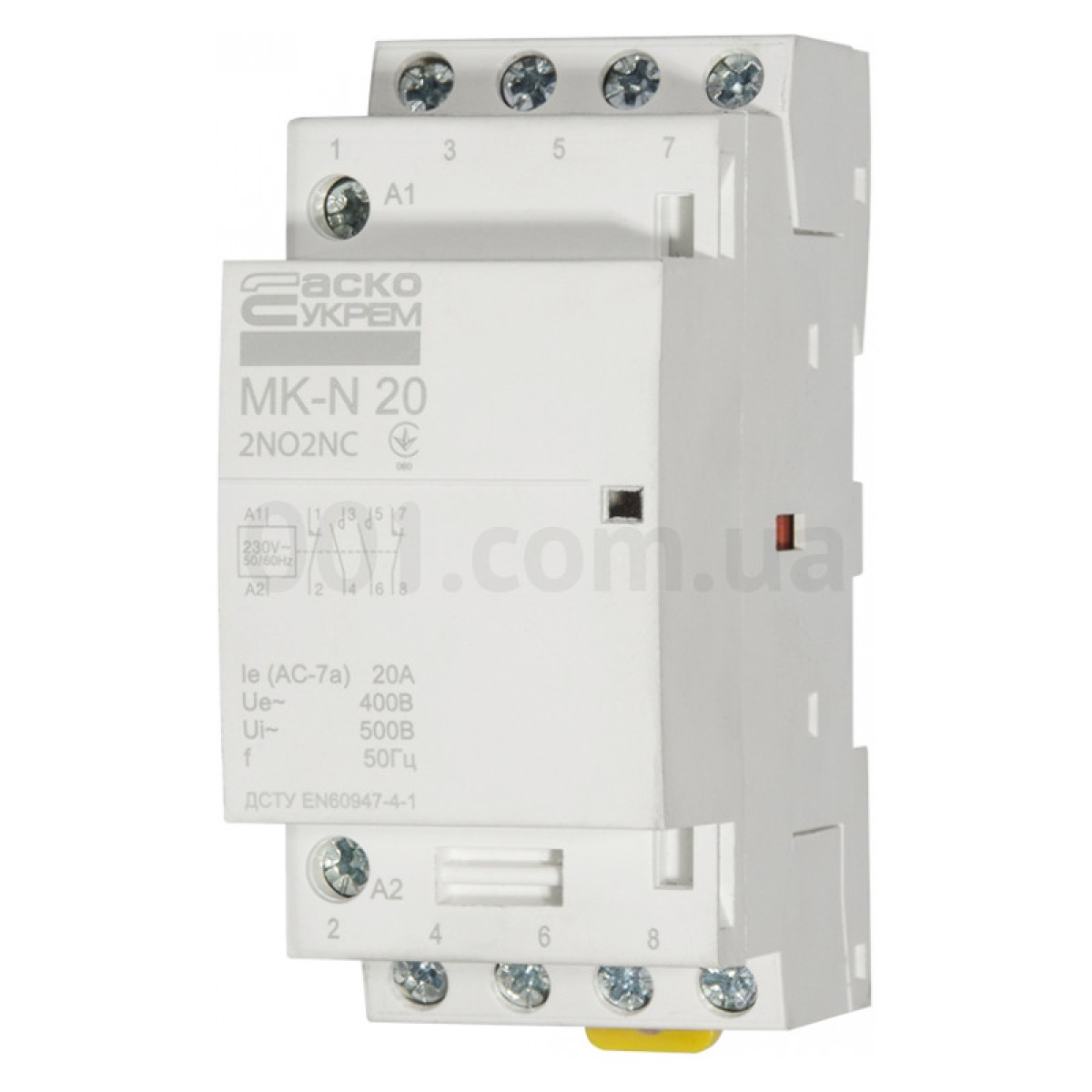 Контактор модульный MK-N 4P 20A 2НО+2НЗ 220V, АСКО-УКРЕМ 98_98.jpg - фото 1