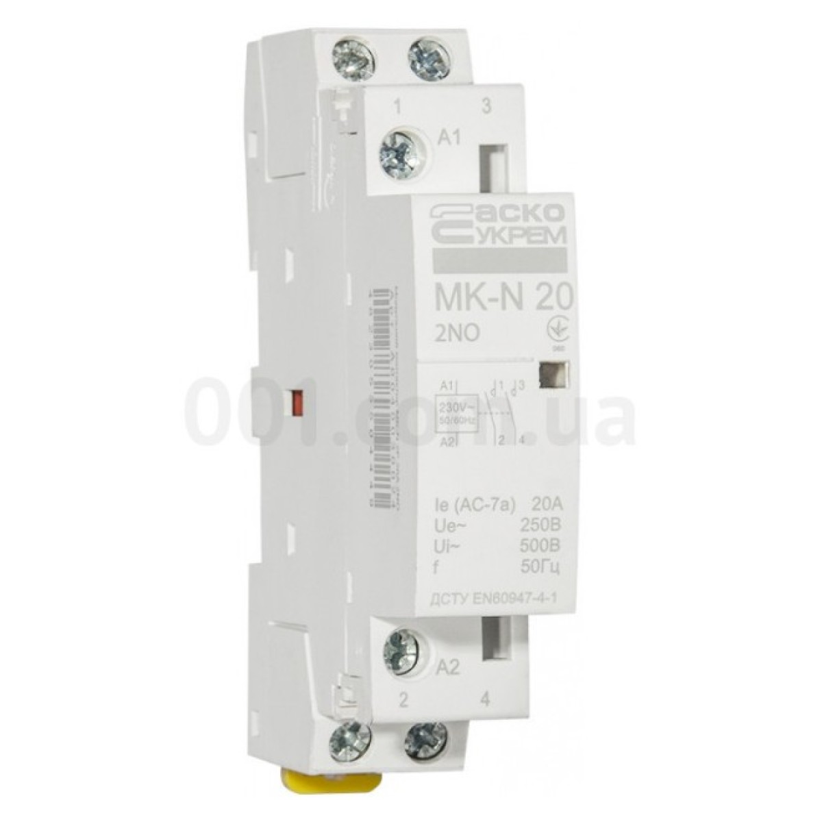 Контактор модульный MK-N 2P 20A 2НО 220V, АСКО-УКРЕМ 98_98.jpg - фото 2