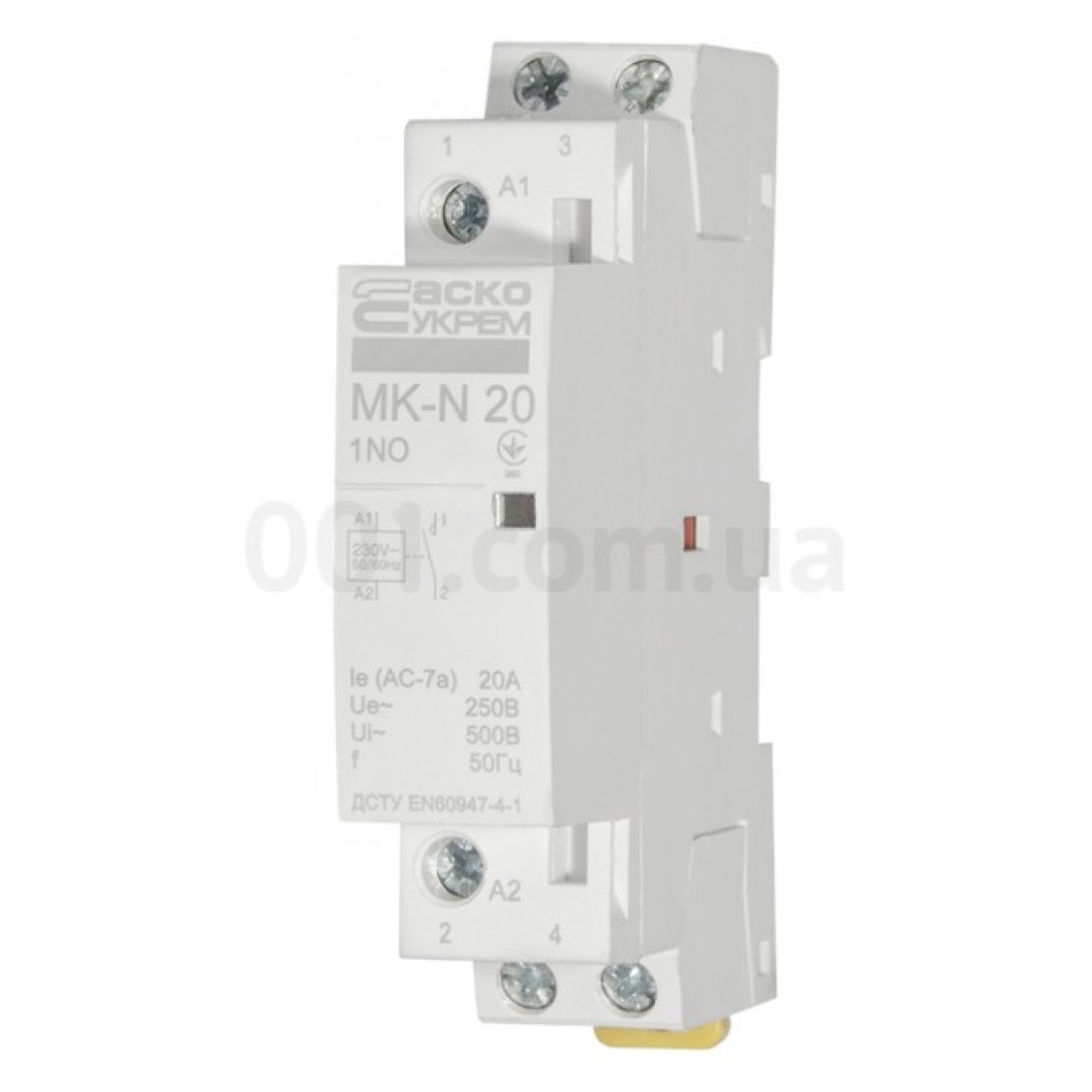 Контактор модульный MK-N 1P 20A 1НО 220V, АСКО-УКРЕМ 256_256.jpg