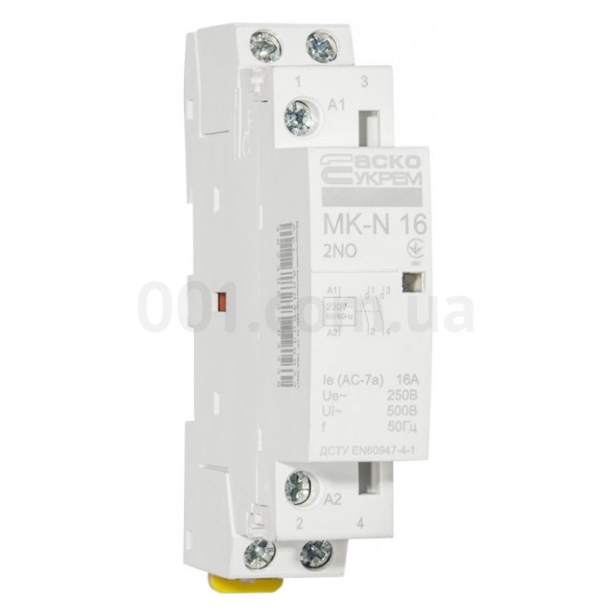 Контактор модульный MK-N 2P 16A 2НО 220V, АСКО-УКРЕМ 98_98.jpg - фото 2