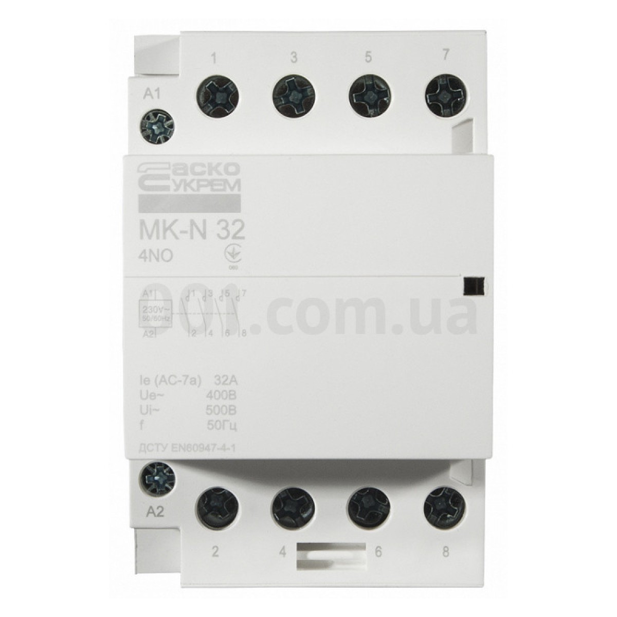 Контактор модульный MK-N 4P 32A 4НО 220V, АСКО-УКРЕМ 98_98.jpg - фото 4