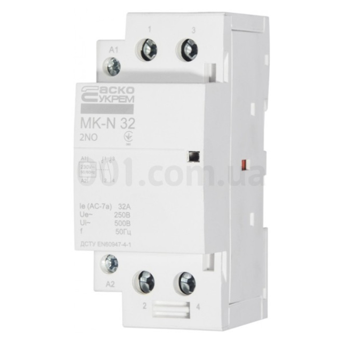 Контактор модульный MK-N 2P 32A 2НО 220V, АСКО-УКРЕМ 98_98.jpg - фото 1