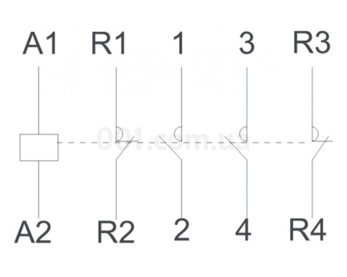 Контактор модульный Ex9CH63 22 63А 230V 2НО+2НЗ, NOARK 98_78.jpg - фото 2