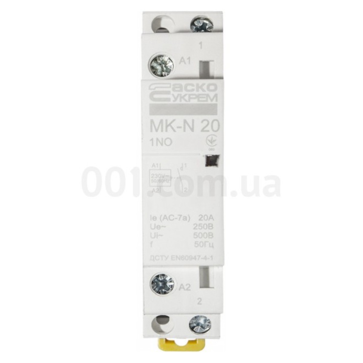 Контактор модульный MK-N 1P 20A 1НО 220V, АСКО-УКРЕМ 98_98.jpg - фото 6