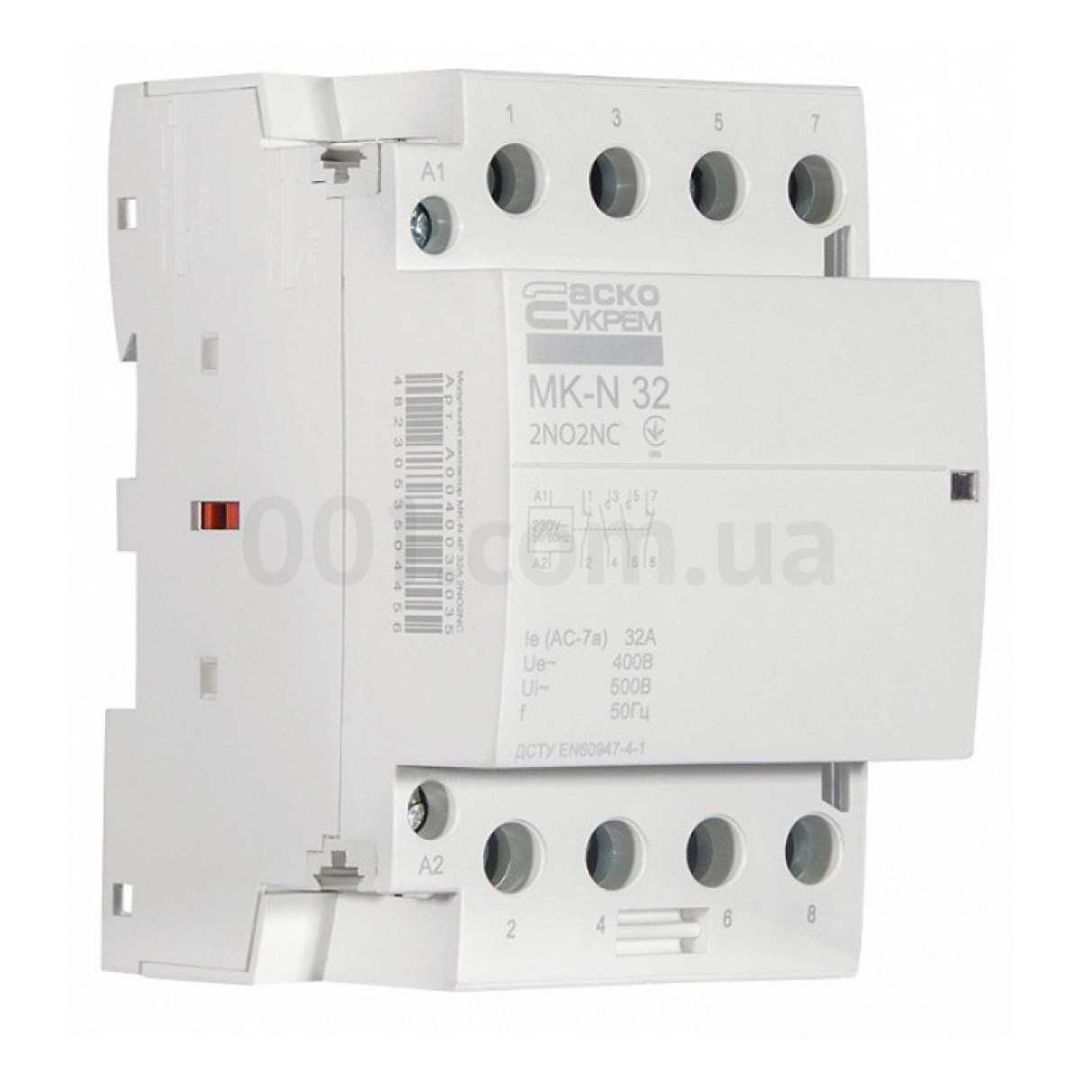 Контактор модульний MK-N 4P 32A 2НВ+2НЗ 220V, АСКО-УКРЕМ 98_98.jpg - фото 5