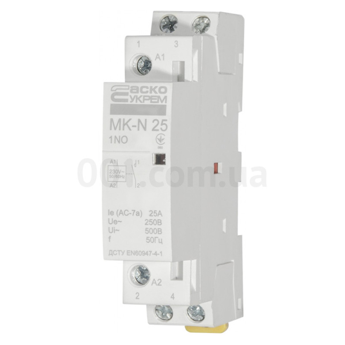 Контактор модульный MK-N 1P 25A 1НО 220V, АСКО-УКРЕМ 98_98.jpg - фото 1