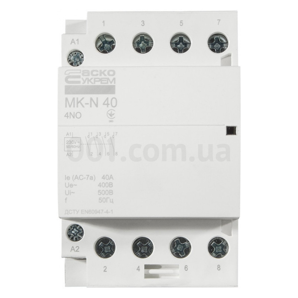 Контактор модульний MK-N 4P 40A 4НВ 220V, АСКО-УКРЕМ 98_98.jpg - фото 6