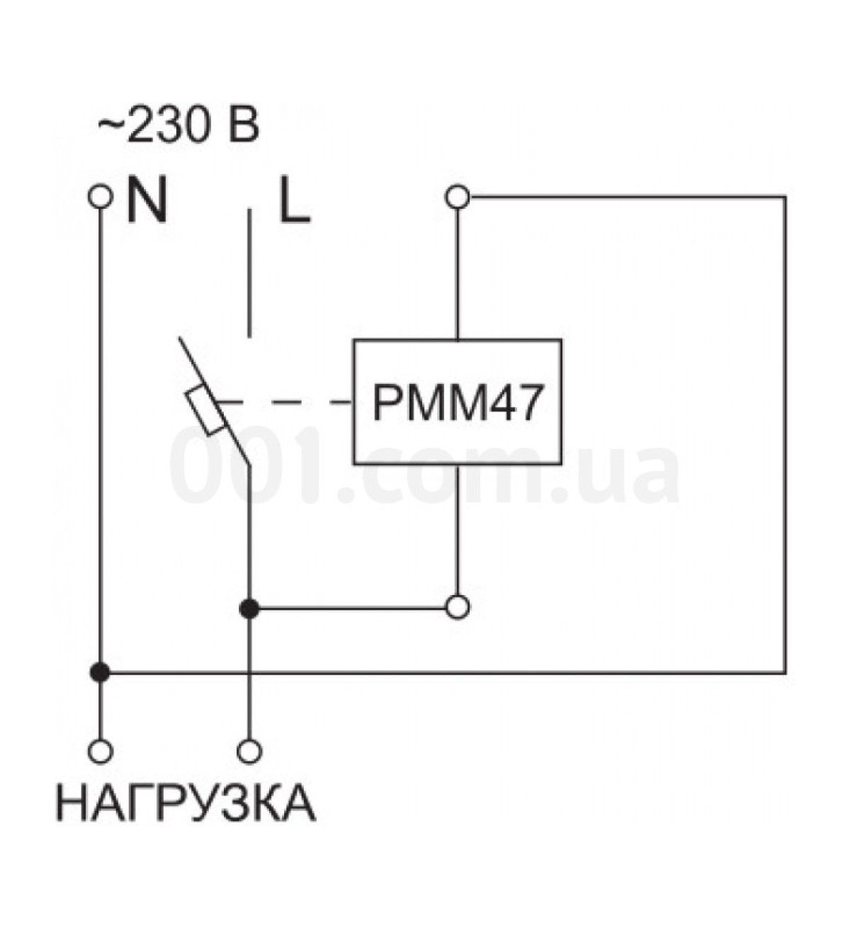 Розчеплювач мінімальної/максимальної напруги РММ47 на DIN-рейку, IEK 98_107.jpg - фото 2