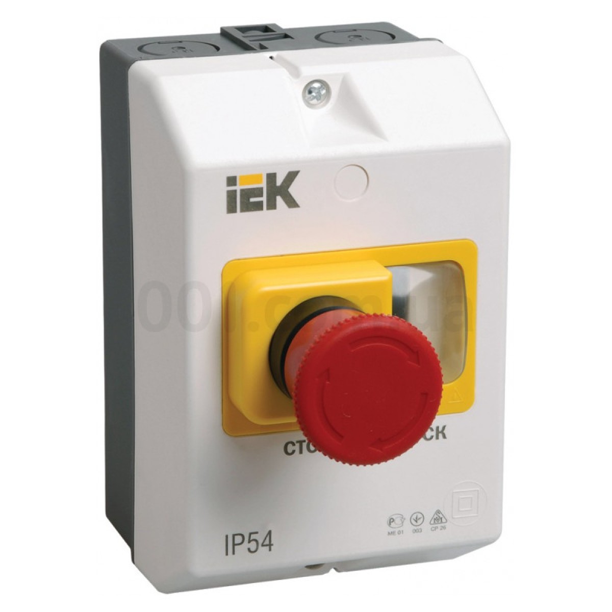 Защитная оболочка IP55 с кнопкой «Стоп» для ПРК32, IEK 98_98.jpg - фото 1