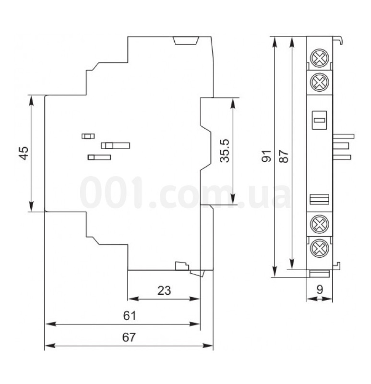 Дополнительный контакт ДК32-11 1з+1р, IEK 98_101.jpg - фото 3