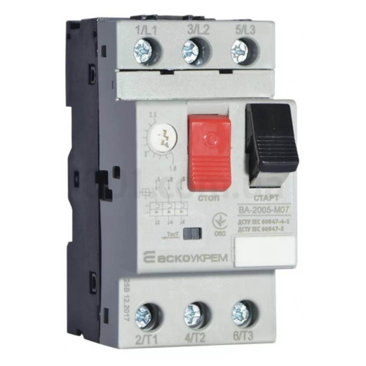 Автоматичний вимикач захисту двигуна ВА-2005 М07 1,6-2,5А, АСКО-УКРЕМ 256_256.jpg