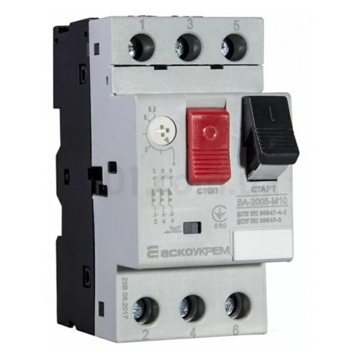Автоматичний вимикач захисту двигуна ВА-2005 М10 4-6,3А, АСКО-УКРЕМ 256_256.jpg