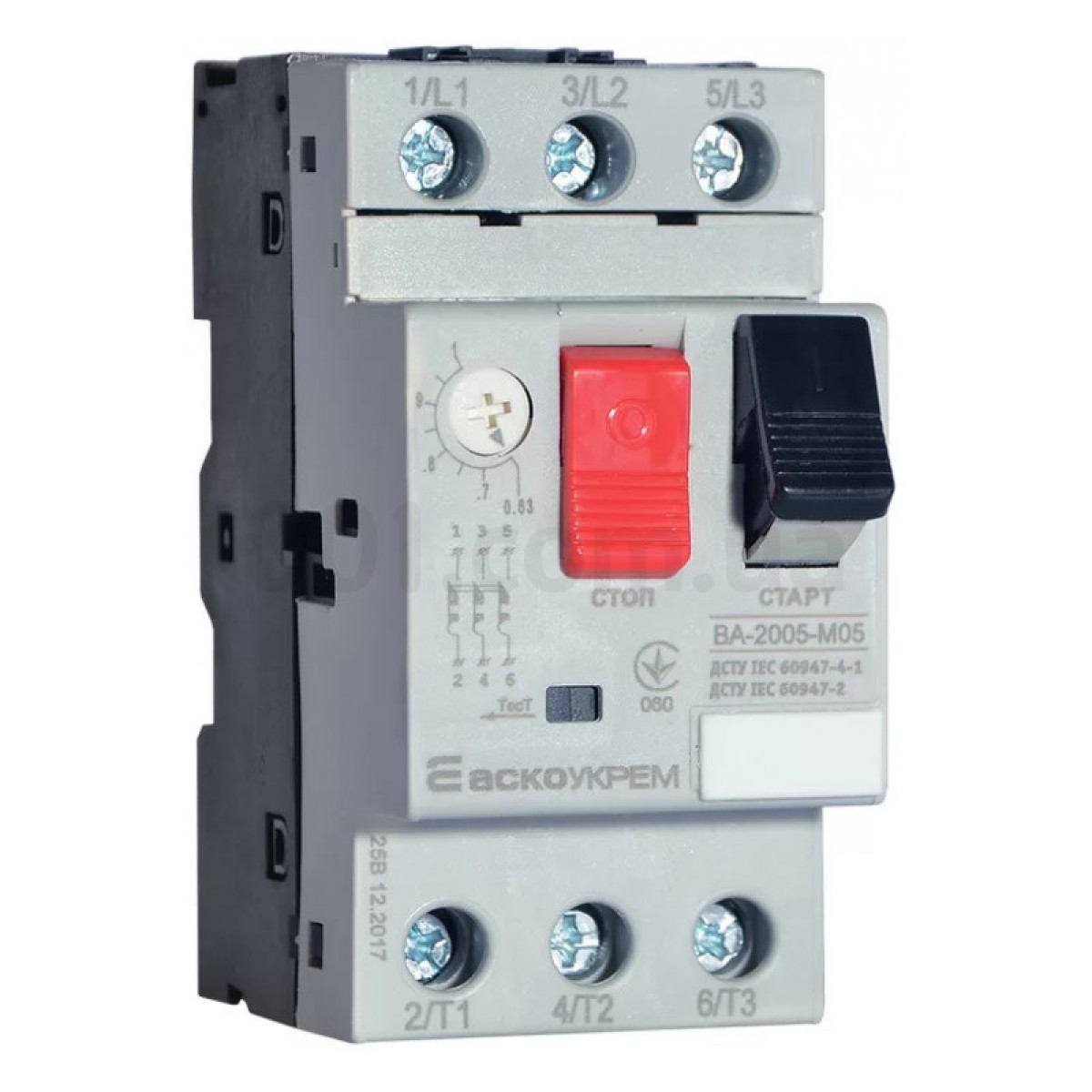 Автоматичний вимикач захисту двигуна ВА-2005 М05 0,63-1А, АСКО-УКРЕМ 256_256.jpg