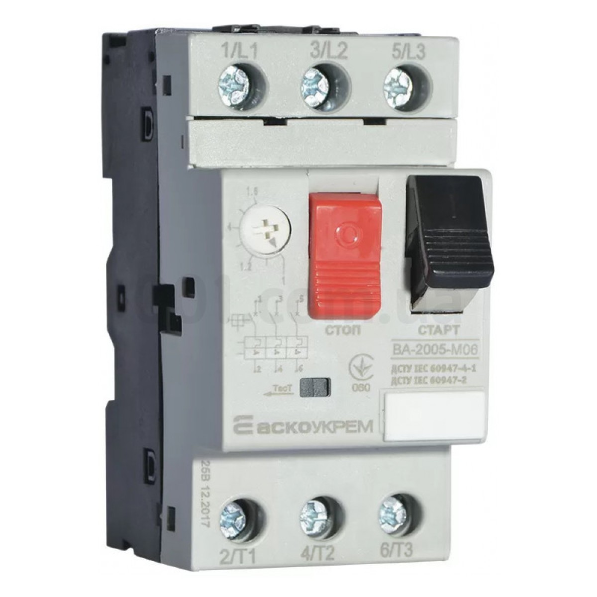 Автоматичний вимикач захисту двигуна ВА-2005 М06 1-1,6А, АСКО-УКРЕМ 256_256.jpg