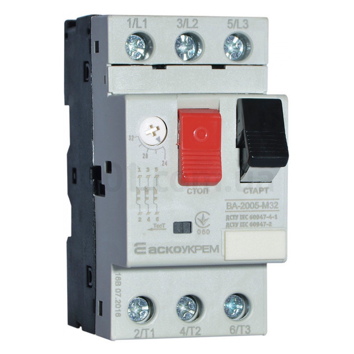 Автоматичний вимикач захисту двигуна ВА-2005 М32 24-32А, АСКО-УКРЕМ 256_256.jpg