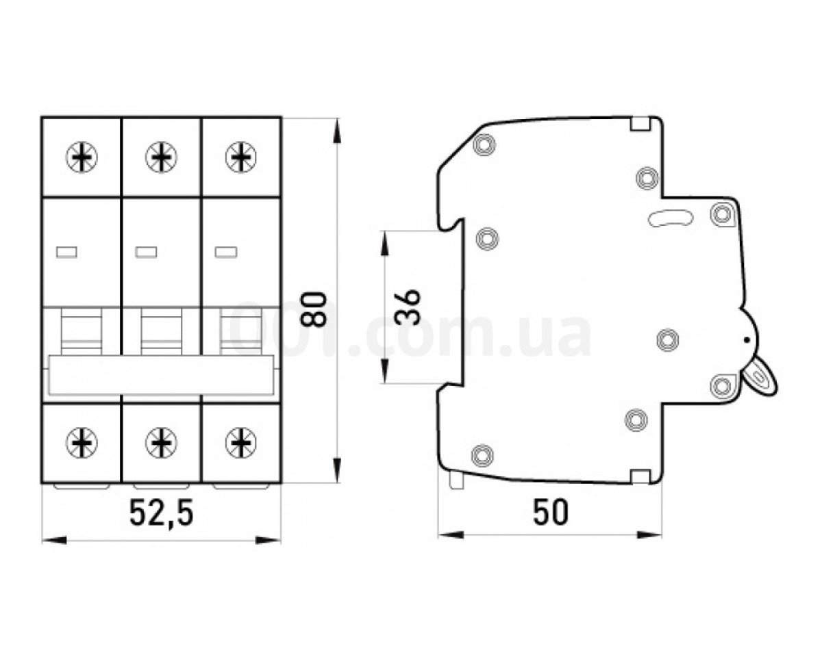 Выключатель нагрузки на DIN-рейку e.is.3.125, 3P 125 А, E.NEXT 98_78.jpg - фото 2