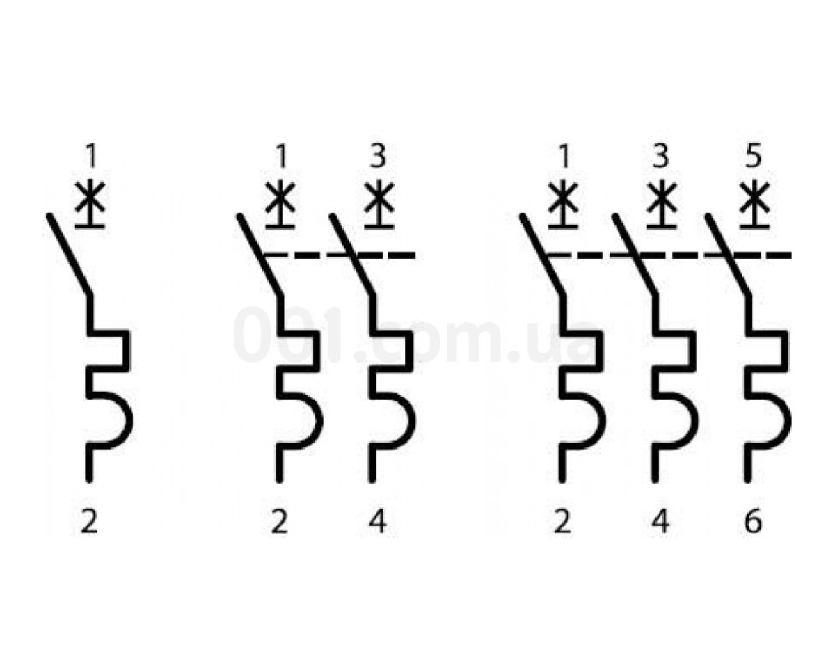 Модульный автоматический выключатель e.mcb.pro.60.1.D.1 1р 1А D 6кА, E.NEXT 98_78.jpg - фото 3