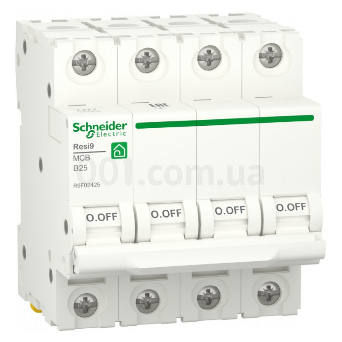 Автоматичний вимикач RESI9 6kA 4P 25A В, Schneider Electric 256_256.jpg