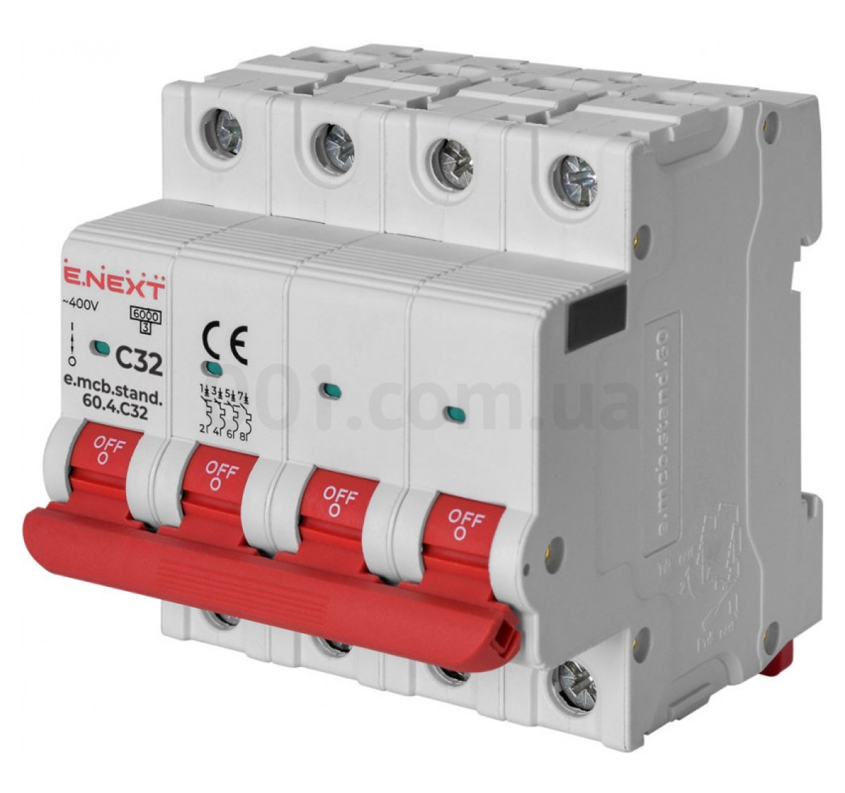 Модульний автоматичний вимикач e.mcb.stand.60.4.C32 4р 32А C 6кА, E.NEXT 256_240.jpg
