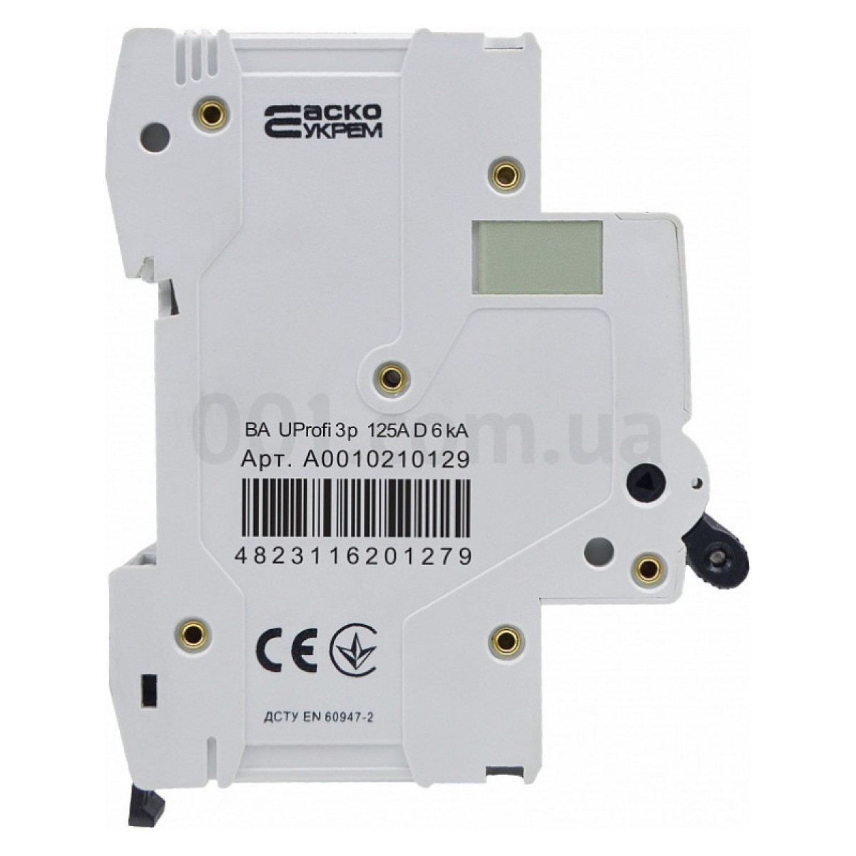 Модульний автоматичний вимикач UProfi 3р 125А D 6kА, АСКО-УКРЕМ 98_98.jpg - фото 5
