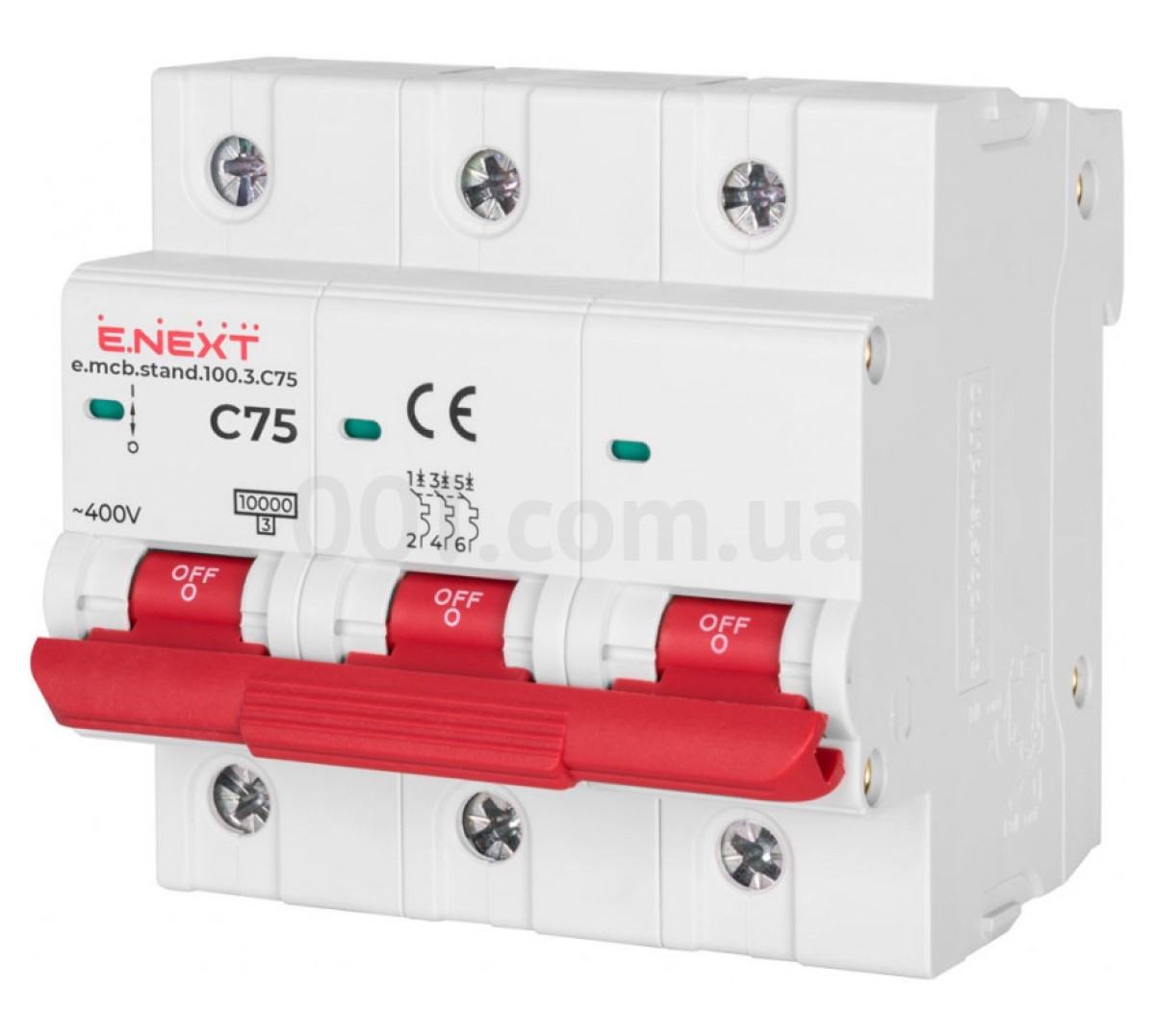 Модульный автоматический выключатель e.mcb.stand.100.3.C75 3р 75А C 10кА, E.NEXT 256_230.jpg